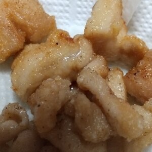 鶏ささみの竜田揚げ焼き♪